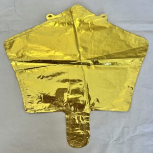 GLOBO ESTRELLA DORADA 10" 25 cm