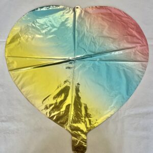 GLOBO CORAZON 18" MULRICOLOR