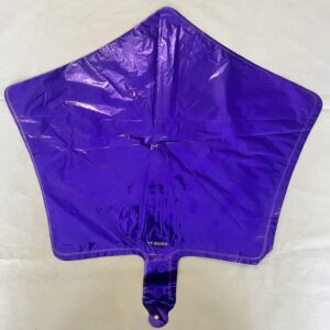 GLOBO ESTRELLA VIOLETA 18" 45 cm