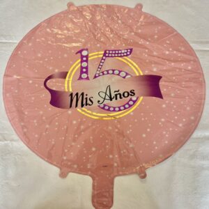 GLOBO EMOJI ojos corazon 18" 45 cm