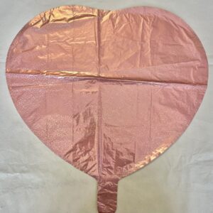 GLOBO CORAZON 18" ROSE