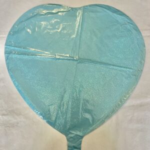 GLOBO CORAZON 18" AQUA