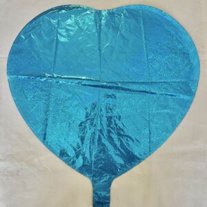 GLOBO CORAZON 18" CELESTE