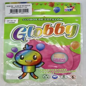 GLOBO 24" Decorador ROSA FUCSIA