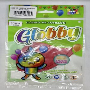 GLOBO 24" Decorador ROJO