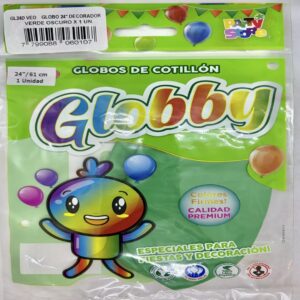 GLOBO 24" Decorador VERDE OSCURO