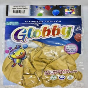 GLOBO CROMO PLATINO DORADO