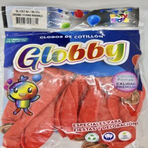 GLOBO CROMO TITANIO NARANJA