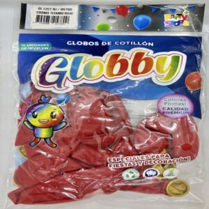 GLOBO CROMO TITANIO ROJO