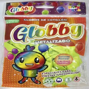 GLOBO METALIZADO VERDE MANZANA