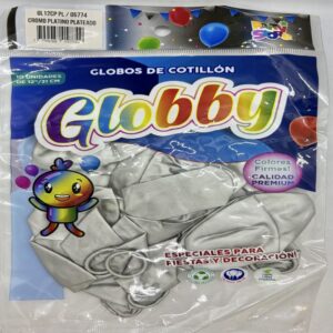GLOBO CROMO PLATINO PLATEADO