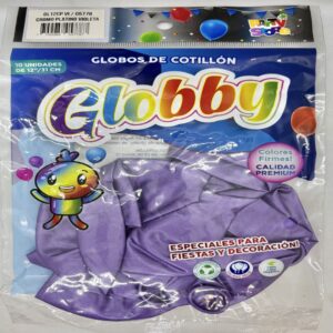 GLOBO CROMO PLATINO VIOLETA