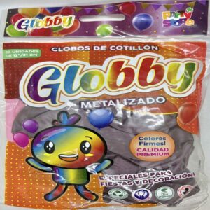 GLOBO METALIZADO BORGONIA