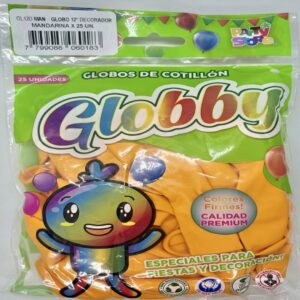 GLOBO DECORADOR MANDARINA