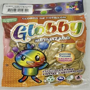 GLOBO METALIZADO DORADO