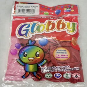 GLOBO METALIZADO ROJO CEREZA