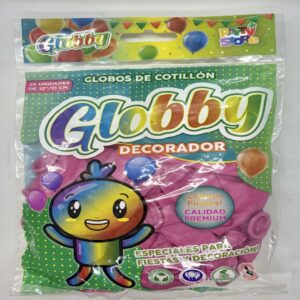 GLOBO DECORADOR ROSA CHICLE