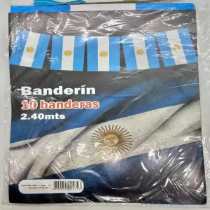 BANDERIN BANDERA ARGENTINA CON SOL